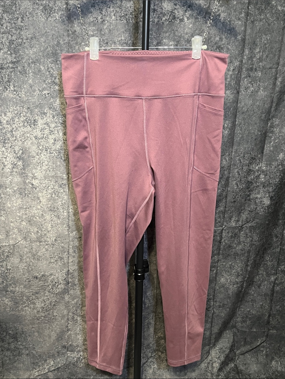 Victoria's Secret Mauve High-Rise Leggings with Side Pockets